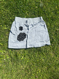 Grey skirt with lace