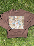 Brown angel crewneck 👼