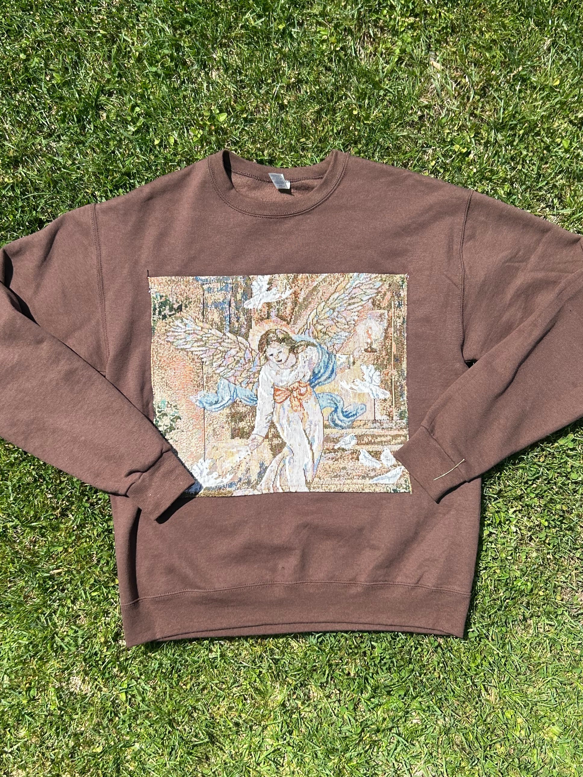 Brown angel crewneck 👼