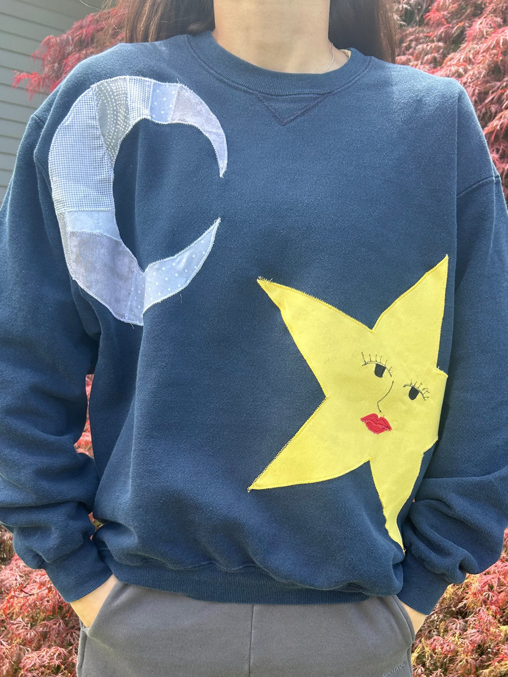 Star and moon crewneck 🌟