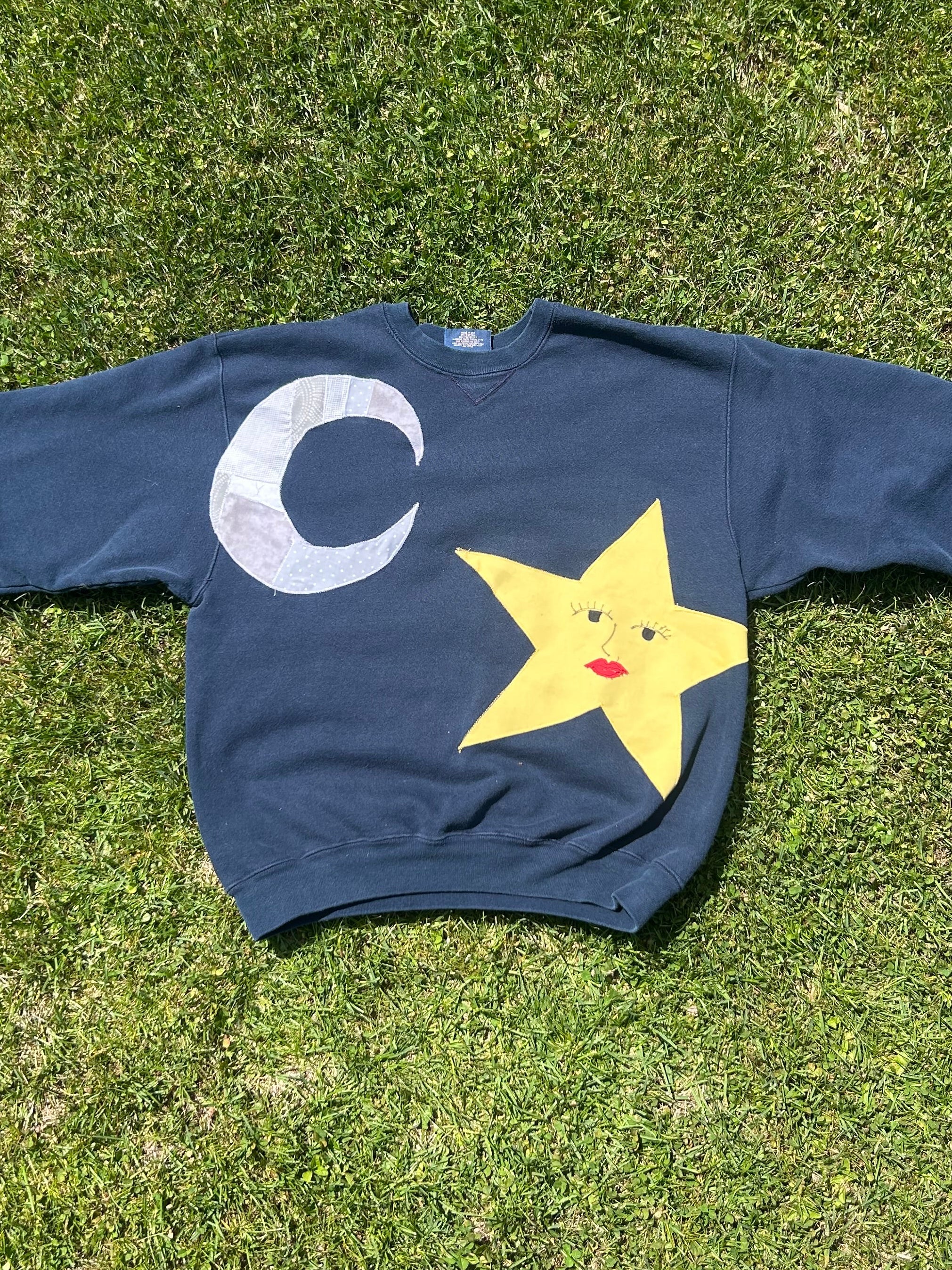Star and moon crewneck 🌟